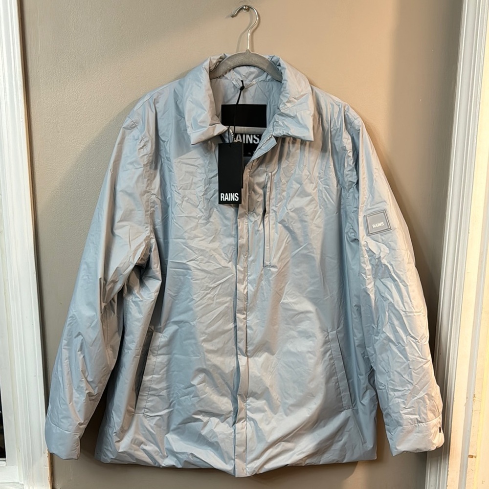 NWT Rains Men's Fuse Overshirt Jacket